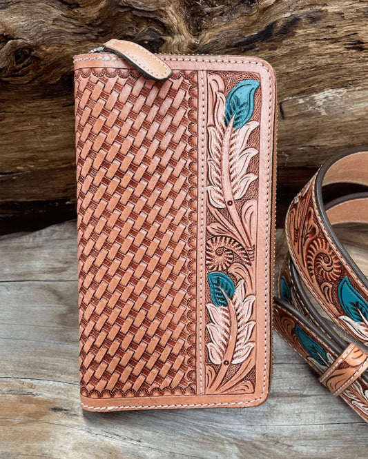 Outback King Travel Wallet Blue Duck