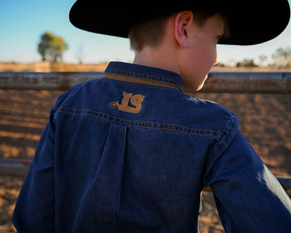 Little Spurs and Co Western Boys Teen Classic Dress Shirt