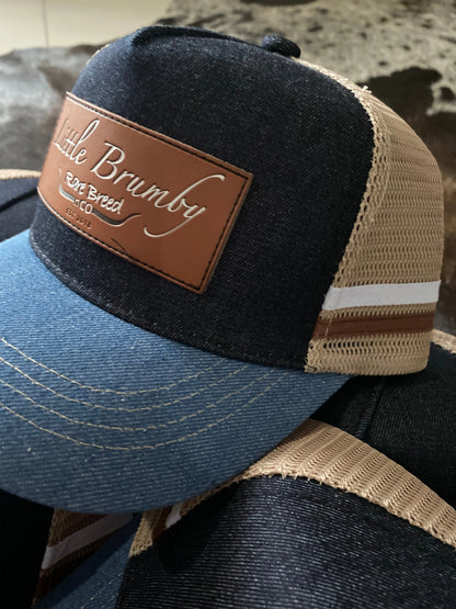 Trucker Cap - Kids - Little Brumby Denim cap - 1502