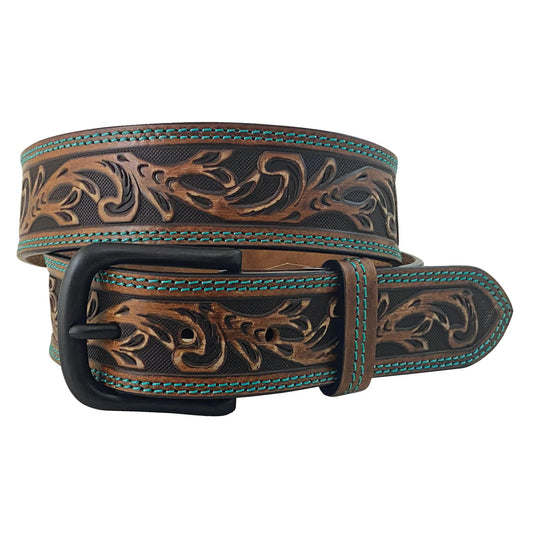 Roper Belt Bridle Buffalo Leather Brown