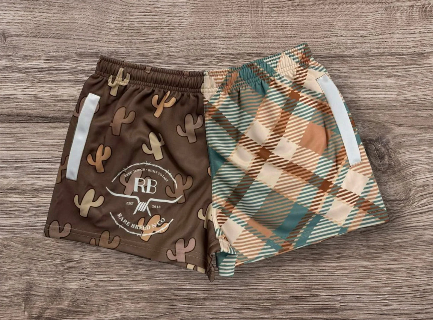 Rare Breed and Co - Cactus Footy Shorts Adults