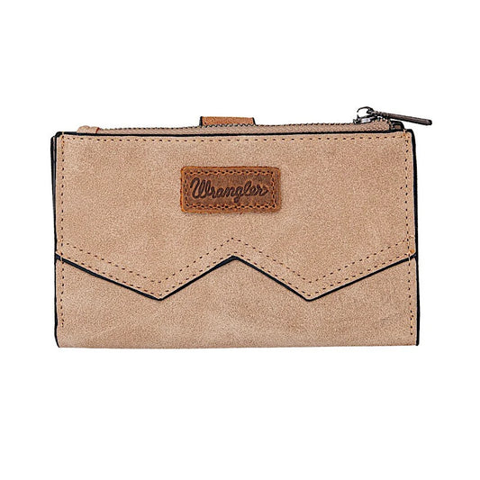 Wrangler W Stitch Wallet Camel