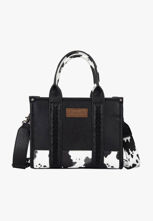 Wrangler Cow Print Crossbody Bag Black