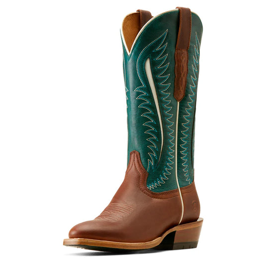 Ariat Womens Futurity Limited Umber Rust / Turquoise Nights