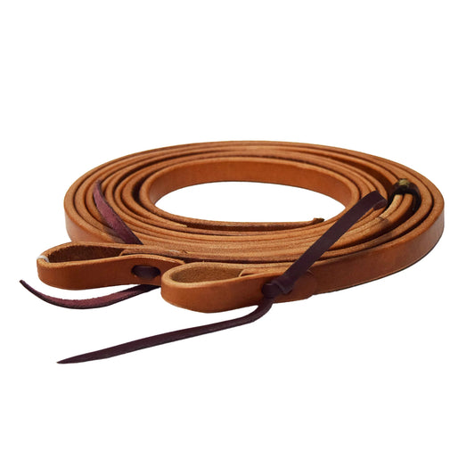 Ezy Ride Heavy Harness Leather Split Rein 12.5mm (1/2") Light Oiled