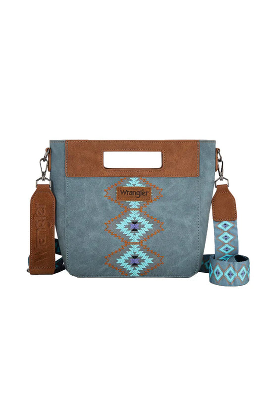 Wrangler Inez Embroidery Bag Blue