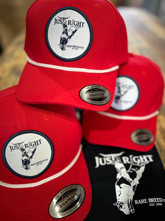 Trucker Cap - Just right - Low profile - Red - 1524