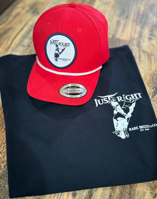 Trucker Cap - Just right - Low profile - Red - 1524
