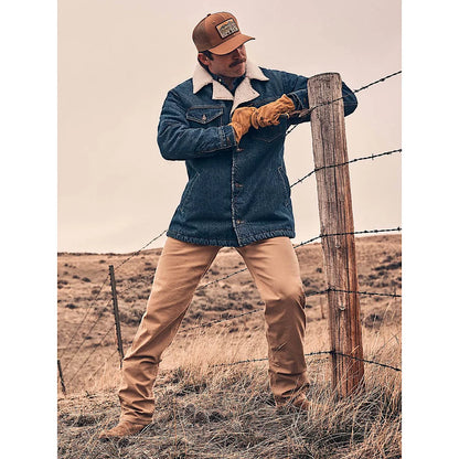 Wrangler Mens Tough Comfort Regular Jean Kelp