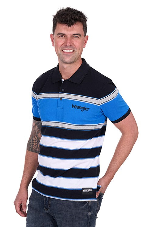 Wrangler Lawrie SS Polo / Black Royal