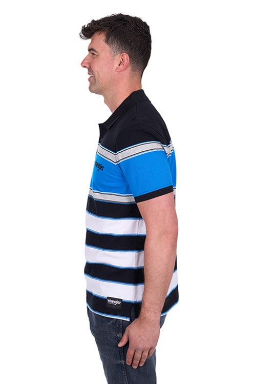 Wrangler Lawrie SS Polo / Black Royal