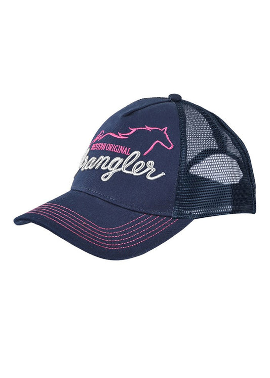 WRANGLER LOGO TRUCKER CAP OSFA