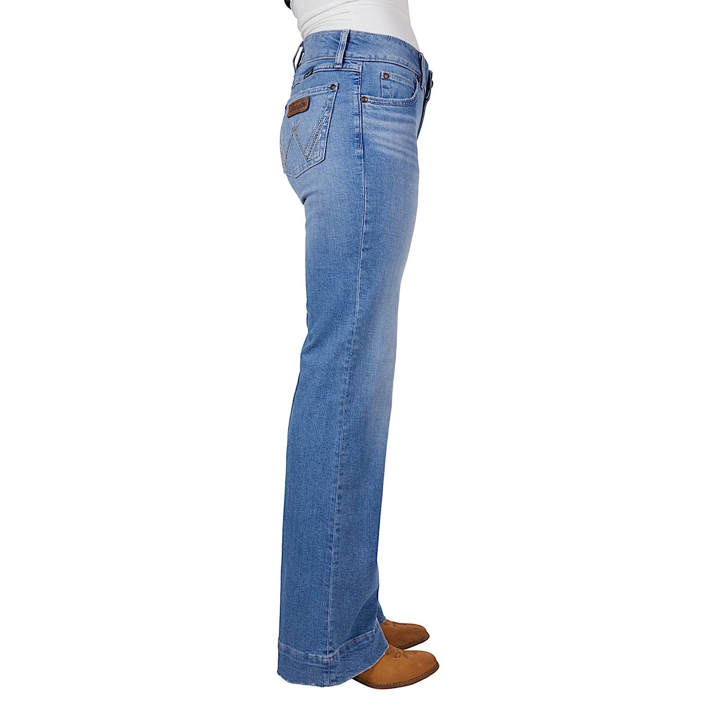 Wrangler Womens Hallie Mae Mid Rise Trouser 34l