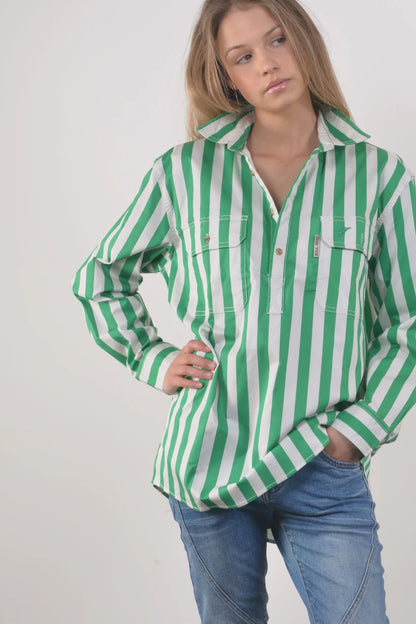 BullRush Clothing  MARRABEL SHIRT- Green (UNISEX)