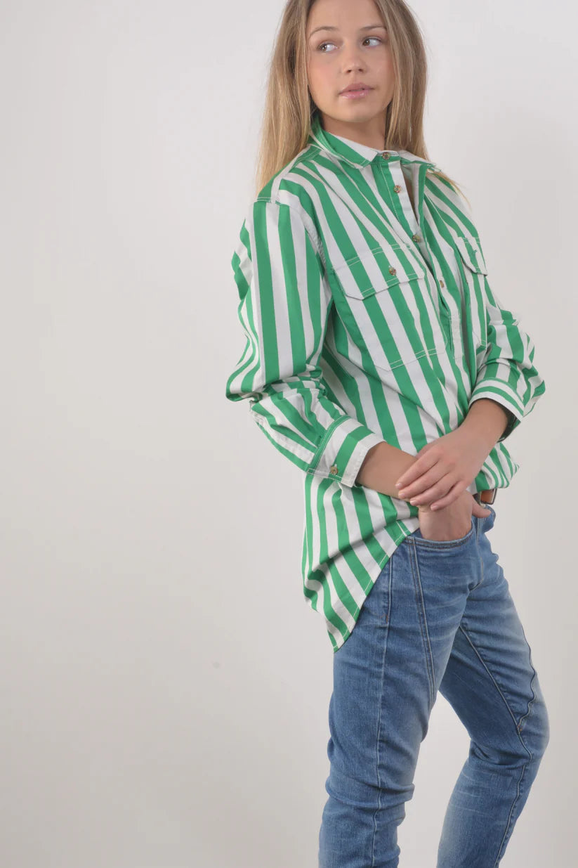 BullRush Clothing  MARRABEL SHIRT- Green (UNISEX)