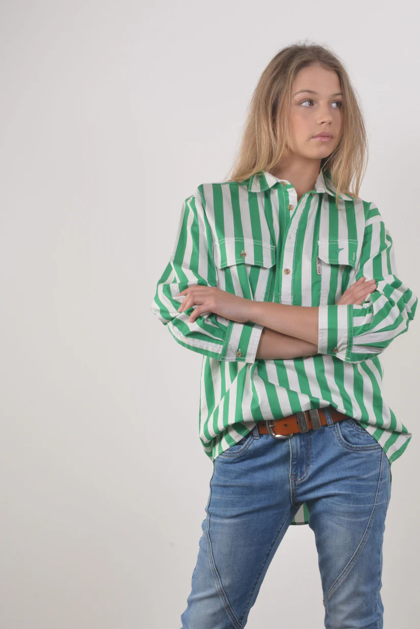 BullRush Clothing  MARRABEL SHIRT- Green (UNISEX)