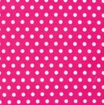 JUST COUNTRY WOMENS ABBEY FULL BUTTON PRINT WORKSHIRT - RASPBERRY &  WHITE POLKA DOTS