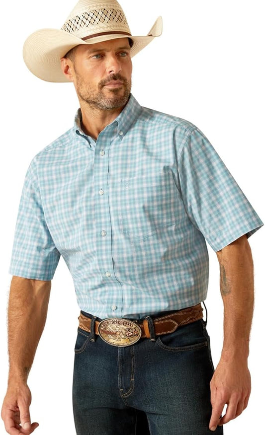 Ariat Mens Pro Erin SS shirt Blue Haven