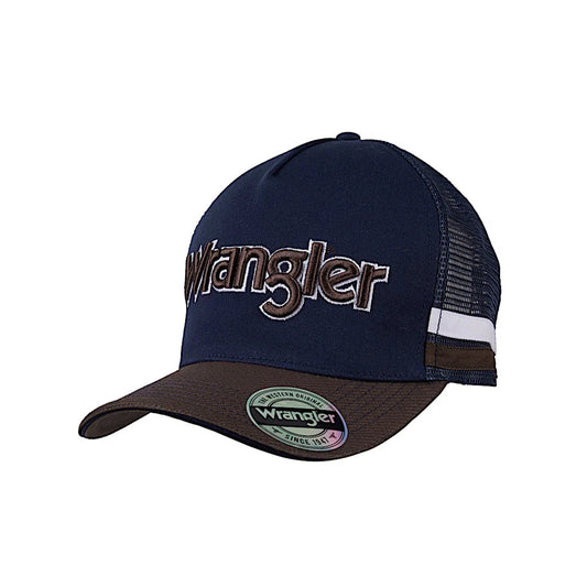 Wrangler Trucker Cap Ralph  Navy/Dark Tan