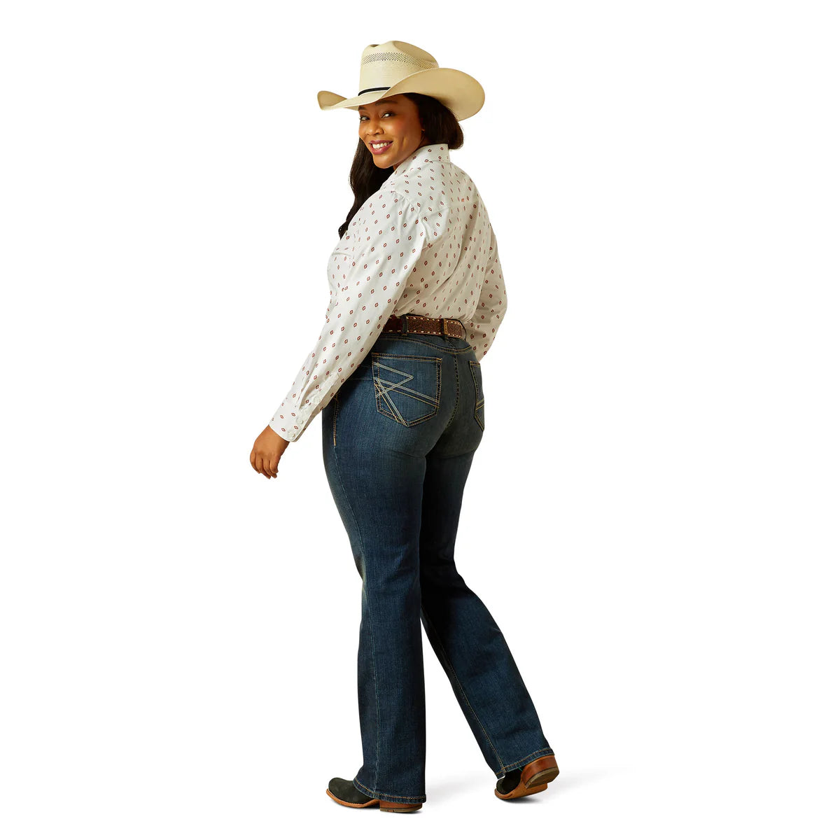 Mid Rise Stretch Sonia Boot Ocean