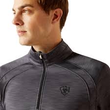 Ariat Men’s Tek Team 1/2 zip Sweatshirt Ebony
