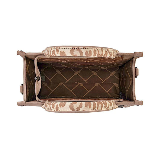 Wrangler Leopard Print Crossbody Bag Taupe