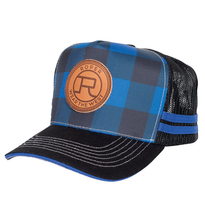 ROPER CAP - TRUCKER - COBALT/BLACK