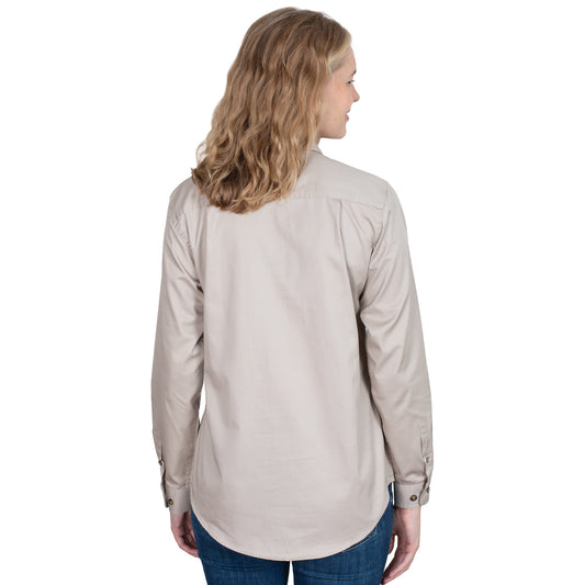 JUST COUNTRY WOMEN'S - BROOKE - FULL BUTTON - STONE