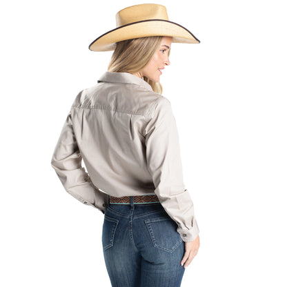 JUST COUNTRY WOMEN'S - JAHNA - 1/2 BUTTON - STONE