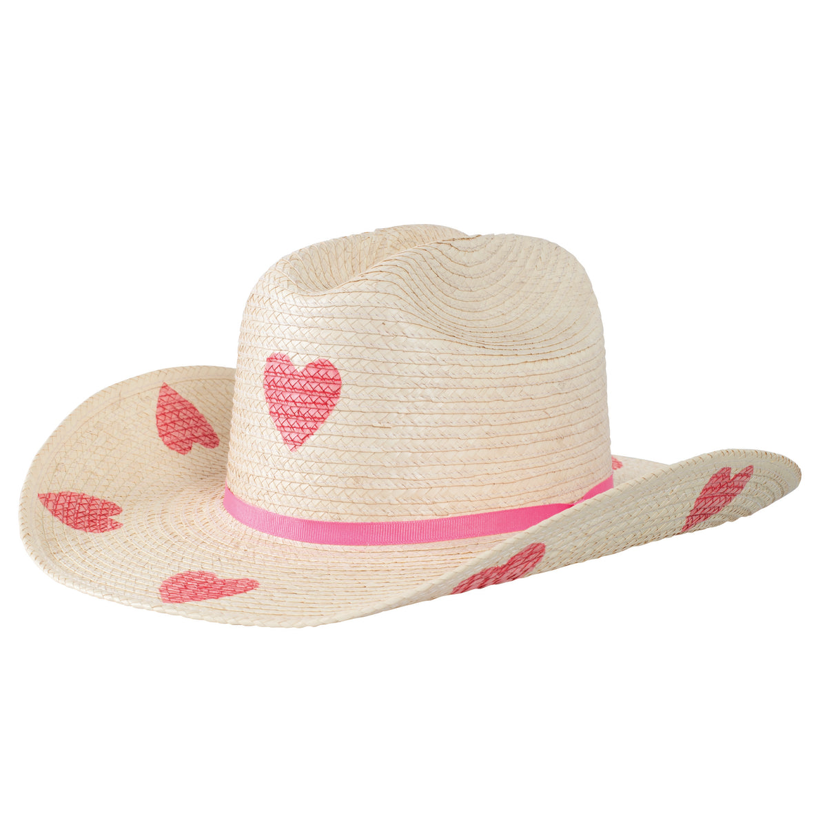 Kids Cattleman W/ Pink Hearts