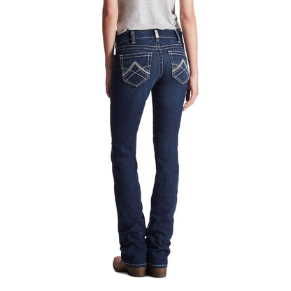 ARIAT R.E.A.L. MID RISE STRETCH ICON STACKABLE STRAIGHT LEG JEAN