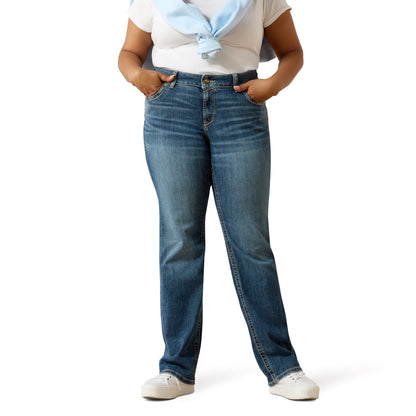 ARIAT MID RISE ESTELLE STRAIGHT LEG JEANS
