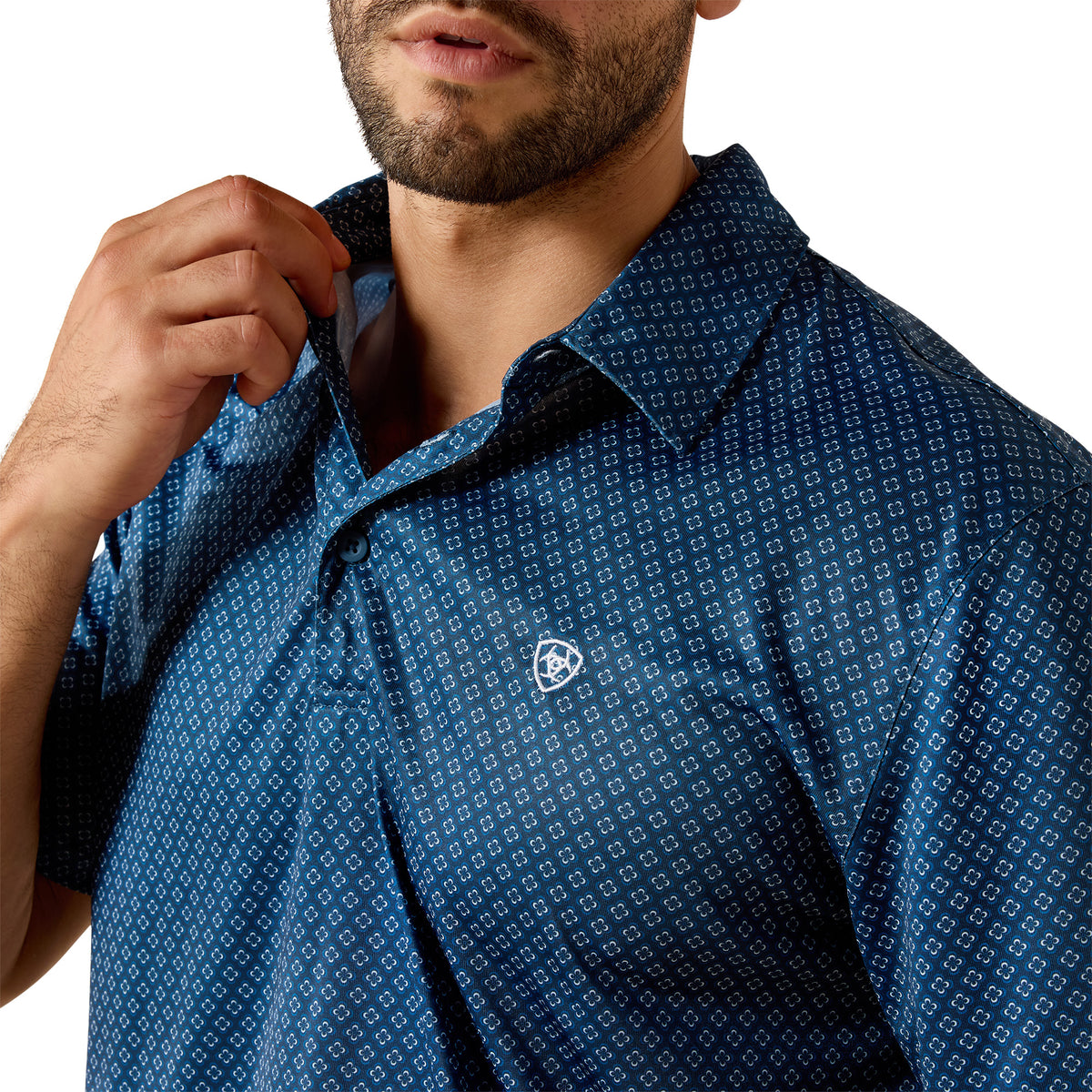 Ariat Men's All Over Print Classic Fit Polo