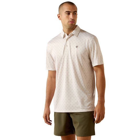 Ariat Men's All Over Print Classic Fit Polo
