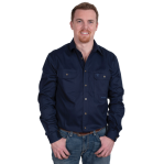 JUST COUNTRY MEN'S - EVAN - FULL BUTTON - NAVY