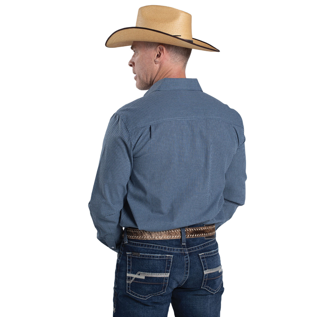 JUST COUNTRY MEN'S AUSTIN FULL BUTTON CHECK WORKSHIRT