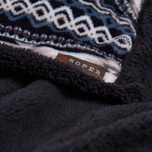 AZTEC THROW - BLACK