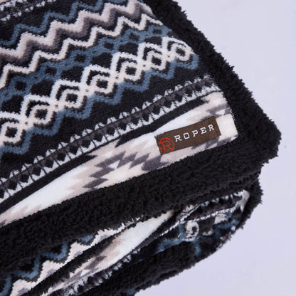 AZTEC THROW - BLACK