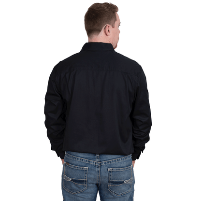JUST COUNTRY - MEN'S - EVAN - FULL BUTTON - BLACK