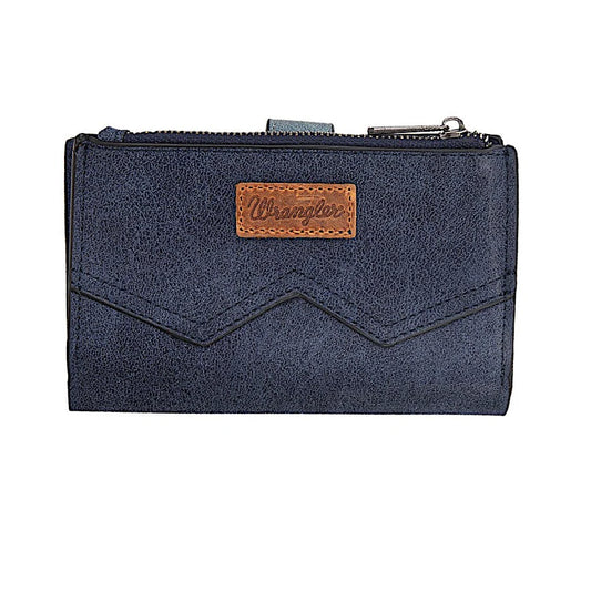 Wrangler W Stitch Wallet Navy