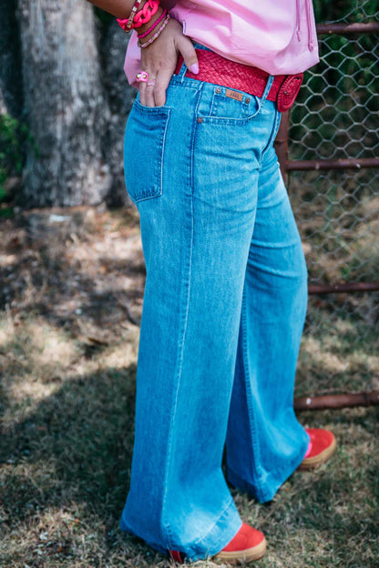 Hitchley and Harrow Trousers Wide Leg - SR2264 "Weatherford" Jeans - 32 leg