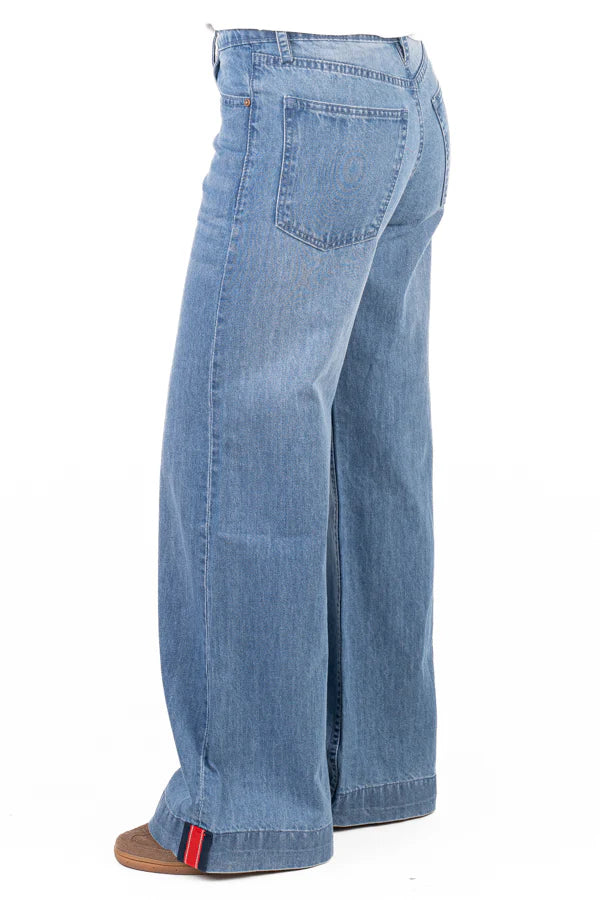 Hitchley and Harrow Trousers Wide Leg - SR2264 "Weatherford" Jeans - 32 leg