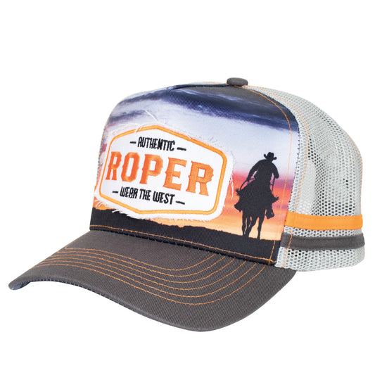 Roper Trucker Cap - Western Scene